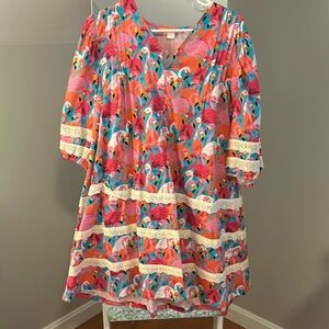 Flamingo dress Briton Court